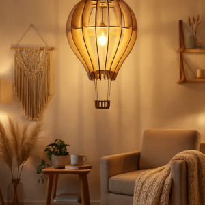 Balloon Wooden Pendant Lamp