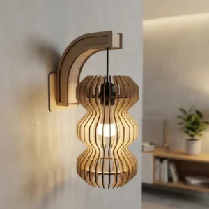 arcglow wooden wall ligh